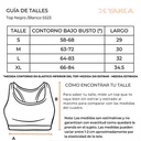 TOP DEPORTIVO CLASSIC BLANCO TALLE S YAKKA (3010)