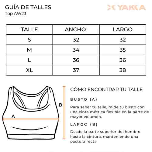 TOP DEPORTIVO FANTASY LILA TALLE XL YAKKA (3011)