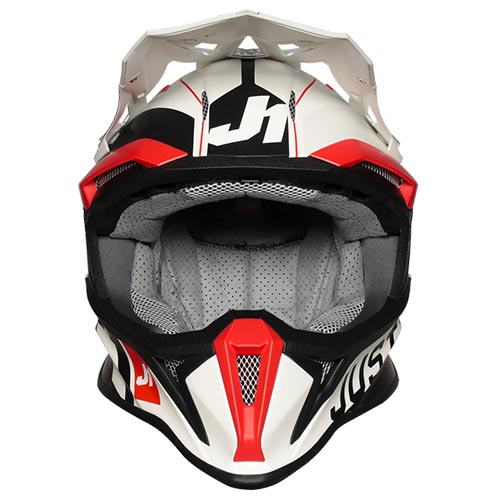 CASCO JUST1 J18 VIRTUAL FLUO RED/WHITE S