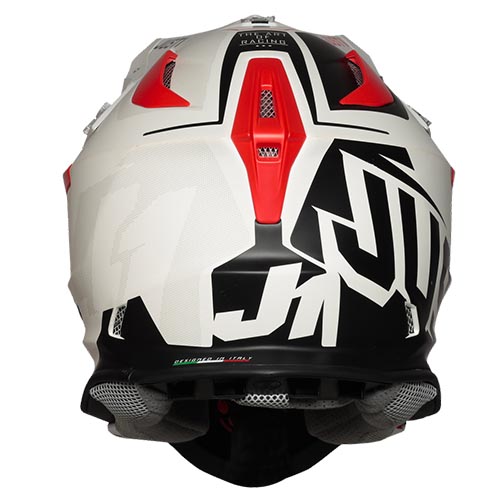 CASCO JUST1 J18 VIRTUAL FLUO RED/WHITE S