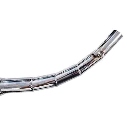 ESCAPE MOTO MOTOMEL SKUA 150 ST2 CROMO DEPORTIVO POR ARRIBA SLIP ON PAOLUCCI (EM150SKUA-22-C/D-S-ON)