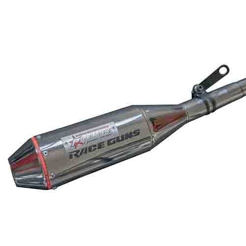 ESCAPE MOTO ZANELLA RX 150 ST3 CROMO DEPORTIVO (VARILLERO) CON SORDINA PAOLUCCI (EM150RX32-C/DV)