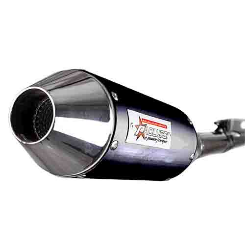 ESCAPE MOTO ZANELLA RX 150CC ST3 STYLE NEGRO (VARILLERO) PAOLUCCI (EM150RX33-SNE)