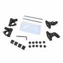 PARABRISA UNIVERSAL STREET (NEGRO) CON SOPORTES NYLON 3MM MTC