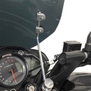 PARABRISA BAJAJ ROUSER NS200 (CRISTAL) CON SOPORTES 3MM MTC