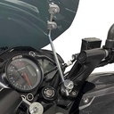 PARABRISA BAJAJ ROUSER NS200 (NEGRO) CON SOPORTES 3MM MTC