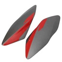 MASCARA CUBRE OPTICA BAJAJ ROUSER NS125 GRIS/ROJO (4 pcs) MTC