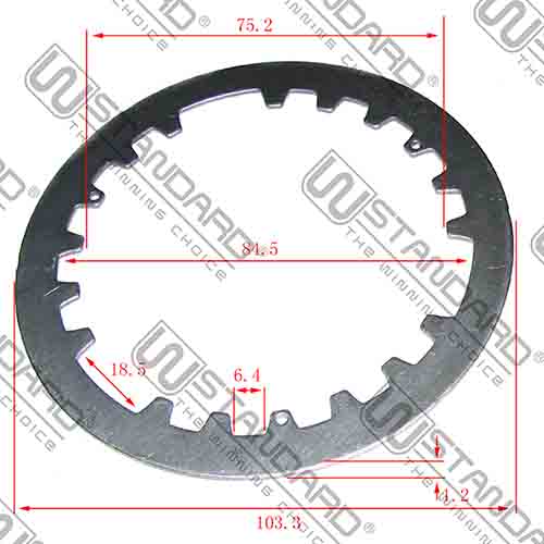 SEPARADOR DE EMBRAGUE YAMAHA CRYPTON T105 (KIT 4pcs) STD