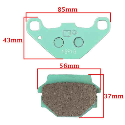 PASTILLA DE FRENO SUZUKI GN125 (S.GN125) FA67 STD