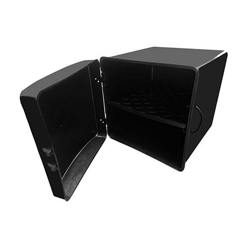 CAJA PARA DELIVERY LARGE NEGRA C/1 ESTANTE 41X41X50 PLASTICA VC (1026)