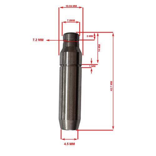 GUIA DE VALVULA BAJAJ ROUSER 150 / 180 / 200 / NS200 (JGO) STD
