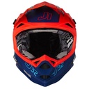 CASCO JUST1 J32 VERTIGO KIDS BLUE/FLUO ORANGE XXXS