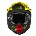 CASCO JUST1 J32 VERTIGO KIDS RED/GREY FLUO YELLOW XXS