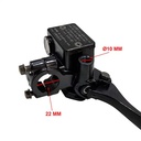 MANIJA DE FRENO + SOPORTE + CALIPER DEL. MOTOMEL SKUA 150 200 250 V6 OEM
