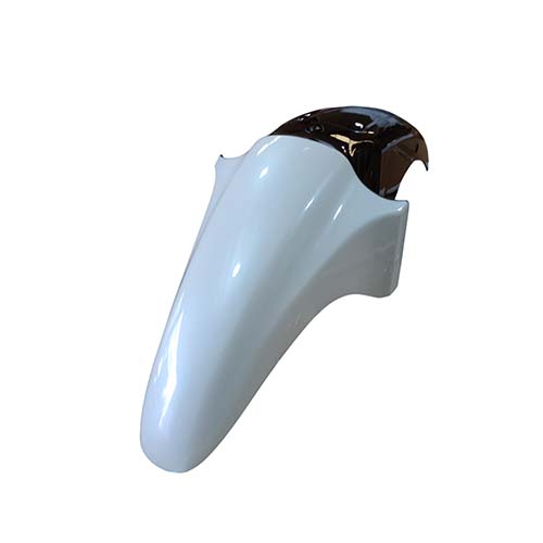 GUARDABARRO DEL. MOTOMEL NEW S2 TUBULAR BLANCO OEM EXCLU