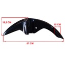 GUARDABARRO DEL. MOTOMEL NEW S2 TUBULAR NEGRO OEM EXCLU
