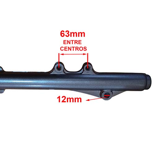 PIERNA DELANTERA COMP. MOTOMEL SKUA 200 VAINA GRIS CLARO (JGO) OEM EXCLU