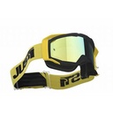 ANTIPARRA JUST1 IRIS SOLID TRACK BLACK/YELLOW (MICA REPUESTO + TEAR OFF 8pcs)