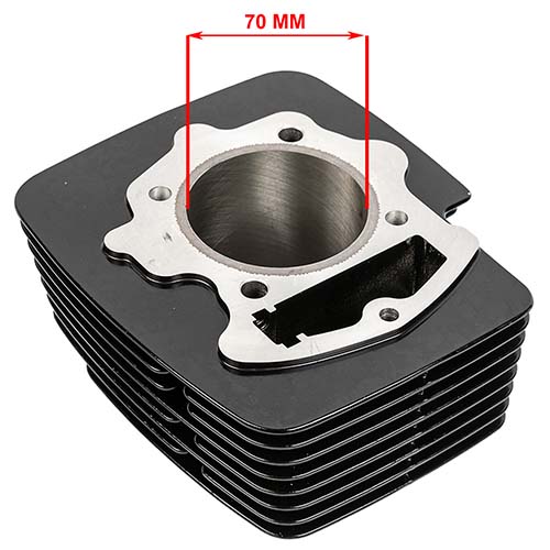 KIT CILINDRO MOTOMEL SIRIUS 250 CADENERO (70 mm) OEM EXCLU