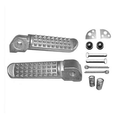 PEDALIN TRASERO RACING TEAM ALUMINIO MACIZO UNI. Ø8 JGO. PLASTICA VC (688)