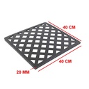 ESTANTE PARA CAJA DELIVERY NEGRA PLASTICA VC (593)