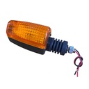 FAROL GIRO YAMAHA YBR 125cc/ TODAS CON BRAZO FLEXIBLE (AMBAR) PLASTICA VC (806)