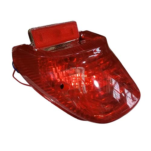 FAROL TRASERO ZANELLA RX 150/ HONDA CG 150 TITAN 2000/ BETA 150/ OTRAS ROJO PLASTICA VC (758)