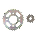 KIT TRANSMISION ZANELLA RX150/CE150/RD150/CG125 38T/15T C/CAD. DOR. STD