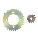 KIT TRANSMISION HONDA C125 BIZ 428H-106L C/CAD. DOR. STD