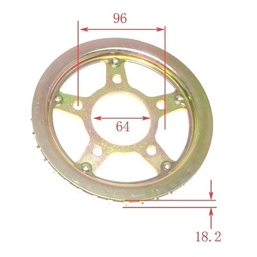 KIT TRANSMISION HONDA CBX250 TWISTER 520HO-106L C/ORING STD