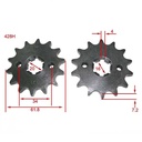 KIT TRANSMISION SUZUKI AX100 428H-118L (44/14) C/CAD. DOR. STD
