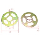 CORONA Y PIÑON SUZUKI EN125/GN125 (45x14) DORADA STD