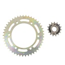 KIT TRANSMISION YAMAHA YBR250 (45/15) C/CAD. DOR. C/ORING STD
