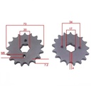 KIT TRANSMISION BAJAJ ROUSER 220 (36/14) 520HO-108L C/CAD. DOR. C/ORING STD