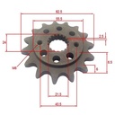 KIT TRANSMISION HONDA NX4 FALCON (40/15) 520H-106L C/ORING DORADA STD