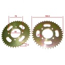 CORONA Y PIÑON MOTOMEL S2 CG150 (428Hx38T/15T) DORADA STD