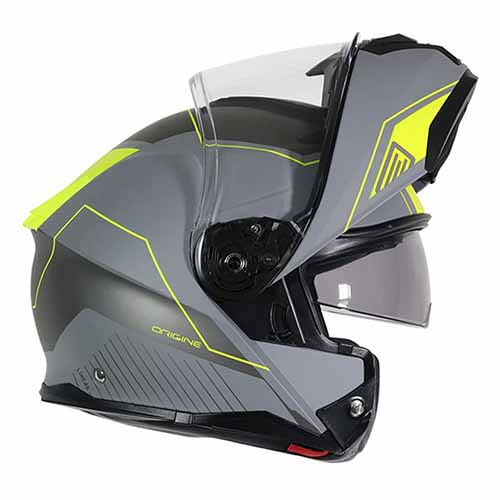 CASCO H272 LOGIC LINEAR - MATT FLUO YELLOW/GREY M ORIGINE