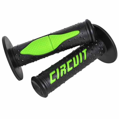PUÑO ELECTRA RACING NEGRO/VERDE (JGO) CIRCUIT MA008-217