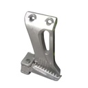 SOPORTE ORIGINAL C/PEDALIN ALUMINIO TRASERO IZQUIERDO ZANELLA RX150 PLASTICA VC (689)