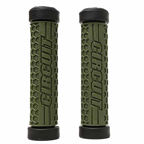 PUÑO HEXAGON BICI NEGRO/VERDE (JGO) CIRCUIT MA087-21P