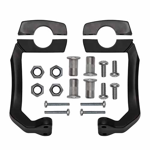 CUBRE MANO VECTOR CARBONO/VERDE (JGO) CIRCUIT PM061-2DR