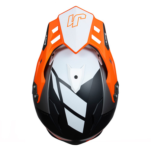 CASCO J34 PRO OUTERSPACE WHITE/FLUO ORANGE/BLACK MATT M JUST1