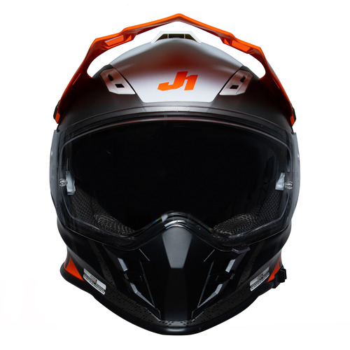 CASCO J34 PRO OUTERSPACE WHITE/FLUO ORANGE/BLACK MATT M JUST1