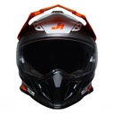 CASCO J34 PRO OUTERSPACE WHITE/FLUO ORANGE/BLACK MATT M JUST1
