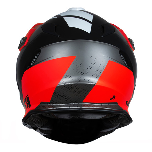 CASCO J34 PRO OUTERSPACE WHITE/FLUO RED/BLACK MATT M JUST1