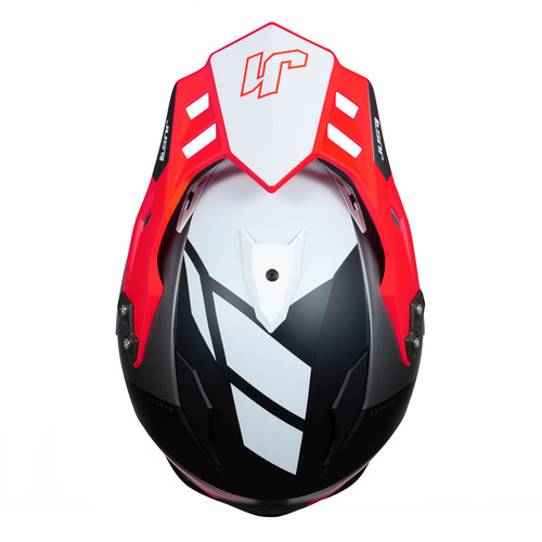 CASCO J34 PRO OUTERSPACE WHITE/FLUO RED/BLACK MATT L JUST1