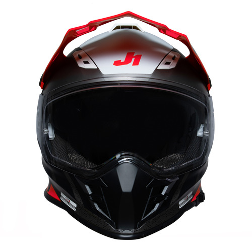 CASCO J34 PRO OUTERSPACE WHITE/FLUO RED/BLACK MATT L JUST1