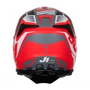 CASCO J22F FIBRA DE VIDRIO TALENT BLACK/RED M JUST1