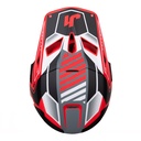 CASCO J22F FIBRA DE VIDRIO TALENT BLACK/RED L JUST1