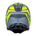 CASCO J22F FIBRA DE VIDRIO TALENT FLUO YELLOW/GRAY M JUST1
